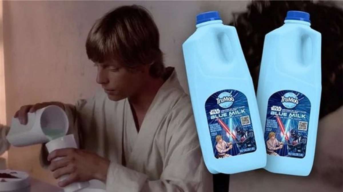 Descubra O Novo Leite Azul De Star Wars