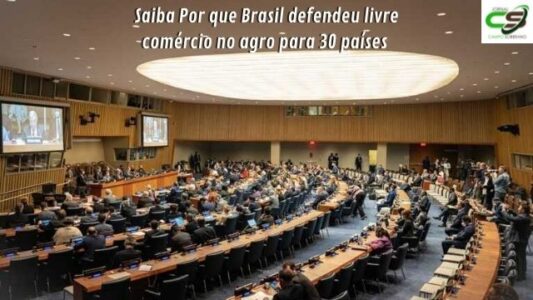 Brasil - Defendeu livre comércio no agro 