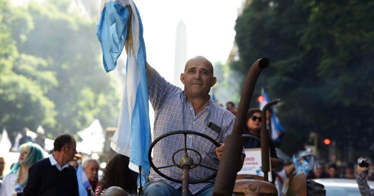 Argentinos Do Agro Fazem Greve