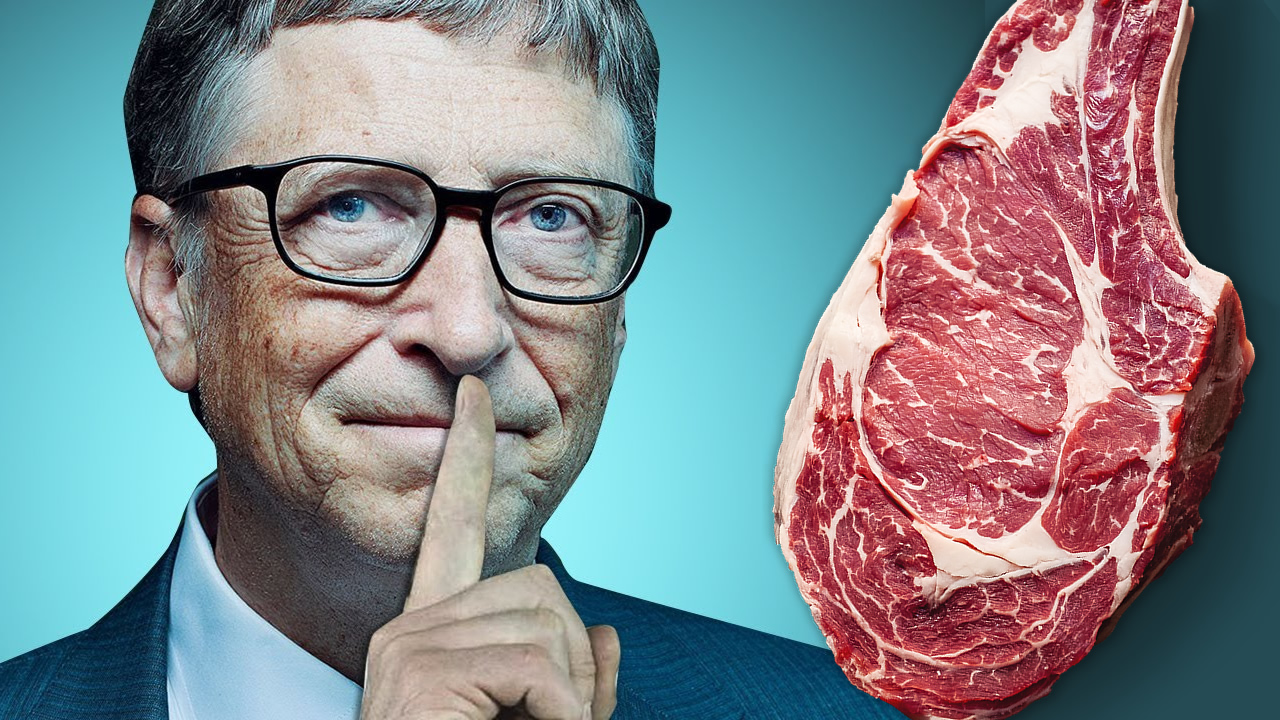 Como Bill Gates promove sua agenda anti-carne progressiva