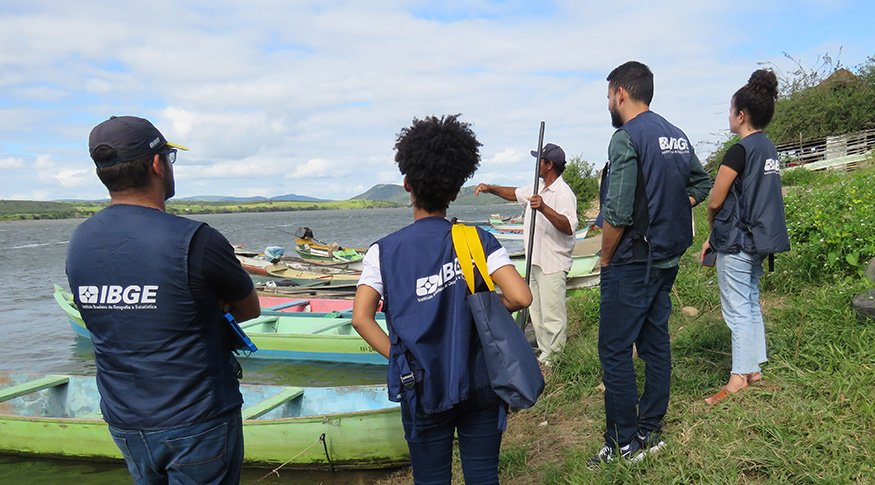 o Censo nas comunidades pesqueiras
