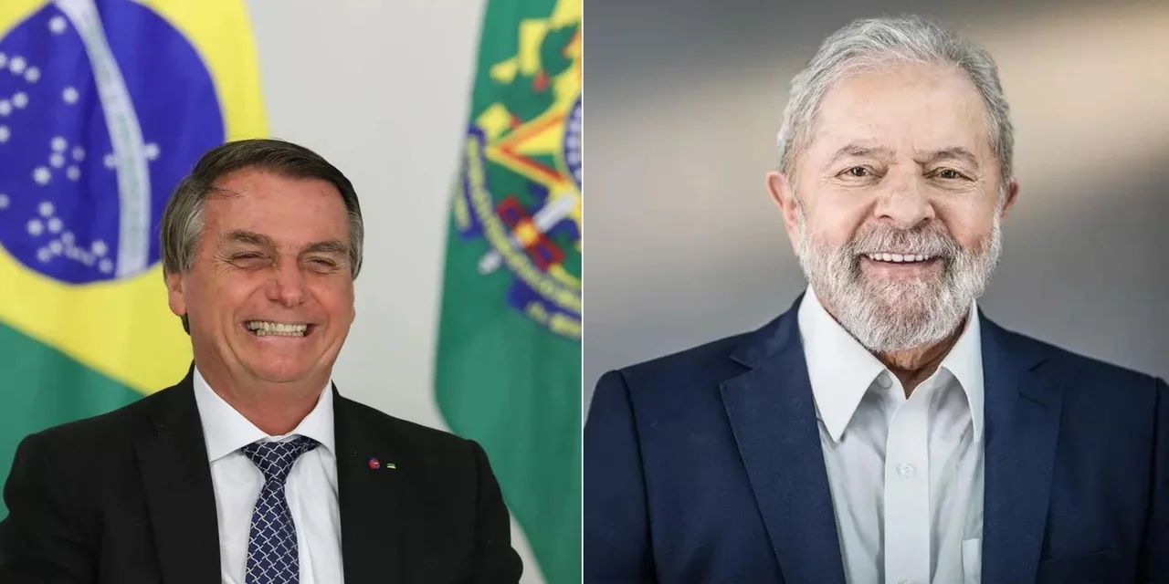 No segundo turno, Bolsonaro e Lula concorrerão à presidência do Brasil