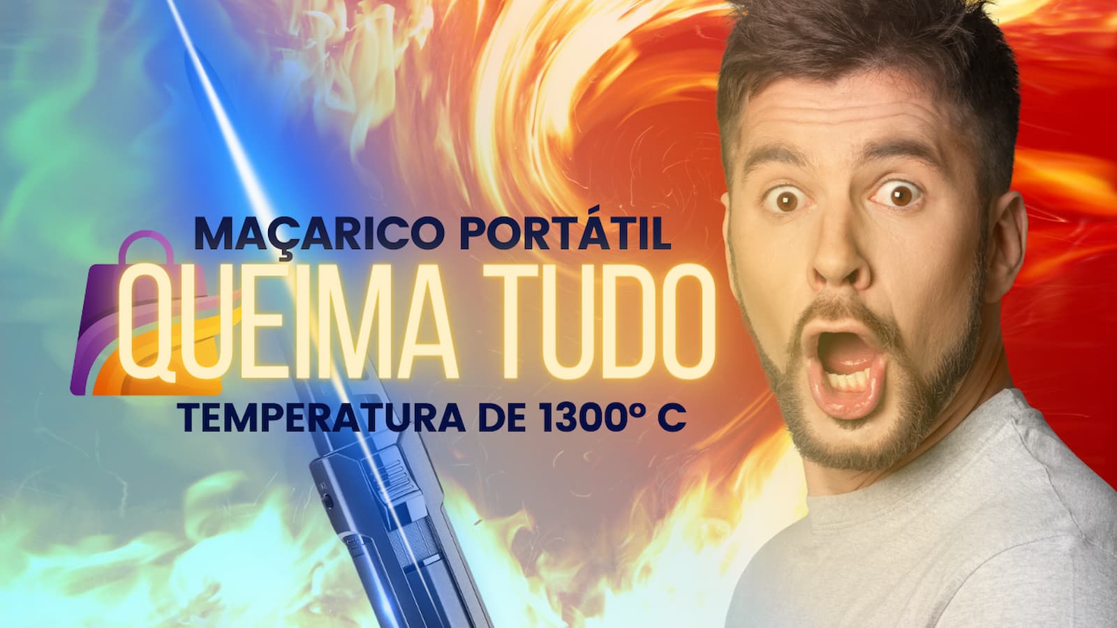 macarico portatil a jato atinge 1300o c item se torna lider de vendas