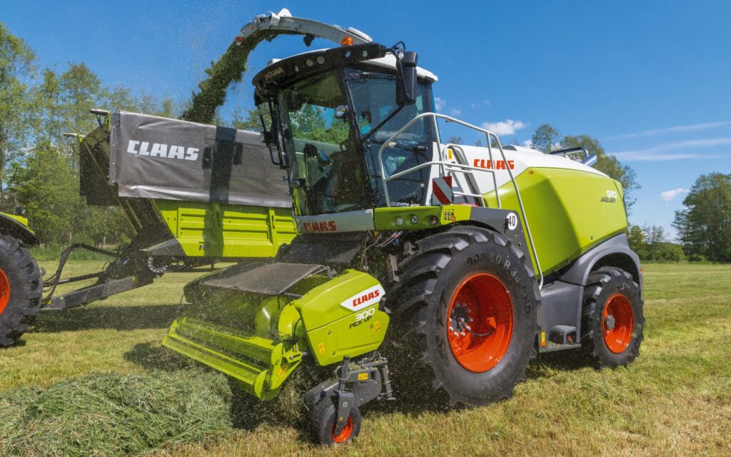 Variable speed pick up option for Claas Jaguar 900