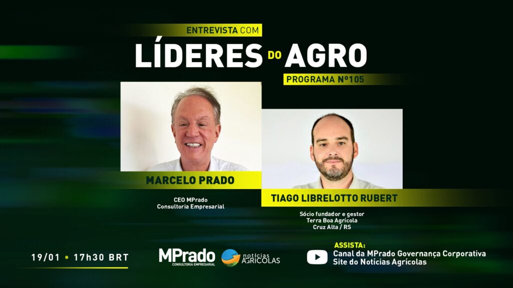 lideres do agro com a participacao de tiago librelotto socio fundador e gestor terra boa agricola cruz alta rs