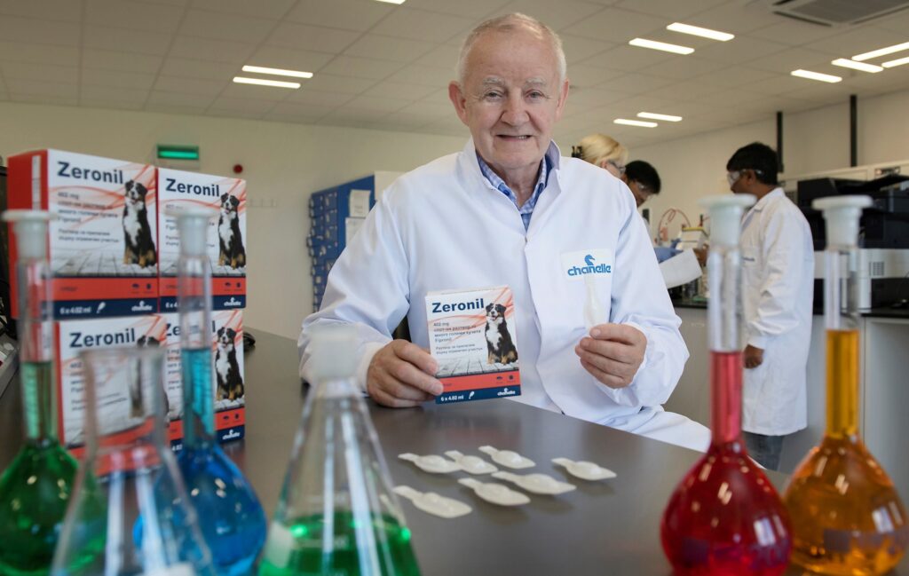 Pre-tax profits at Chanelle Pharmaceuticals up 35.5% to €17m 2 pre tax profits at chanelle pharmaceuticals up 35 5 to e17m