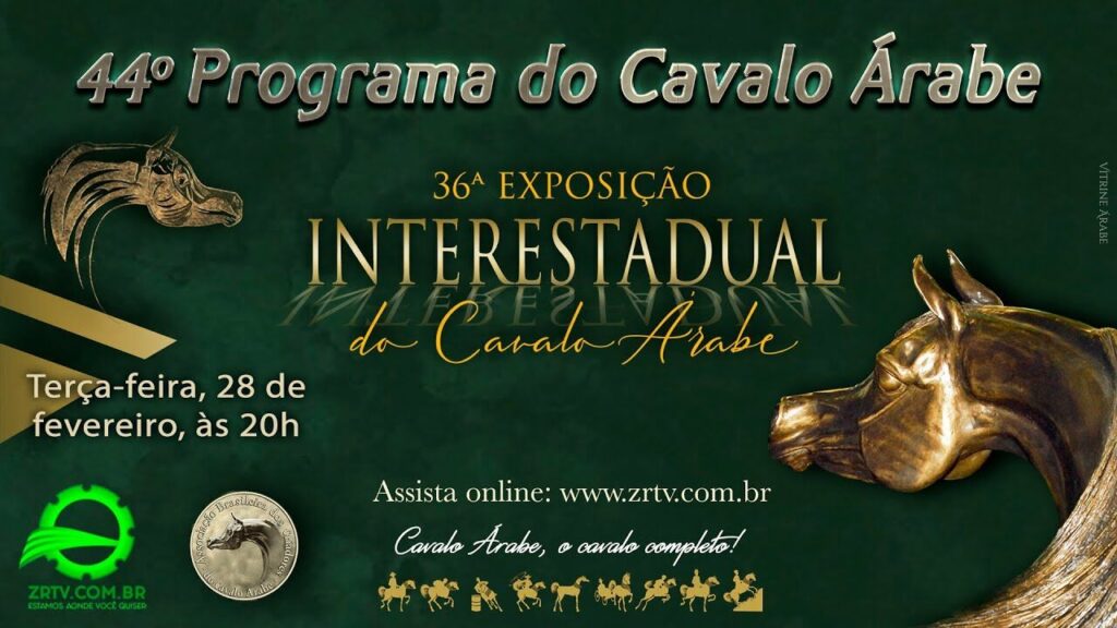 Programa Cavalo Arabe 44 36a Interestadual do Cavalo Arabe