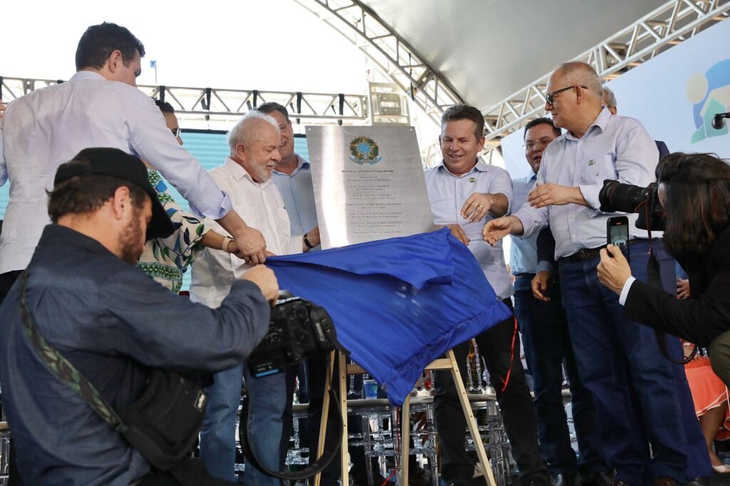 Lula em Mato Grosso Rondon&oacute;polis Foto Governo de Mato Grosso