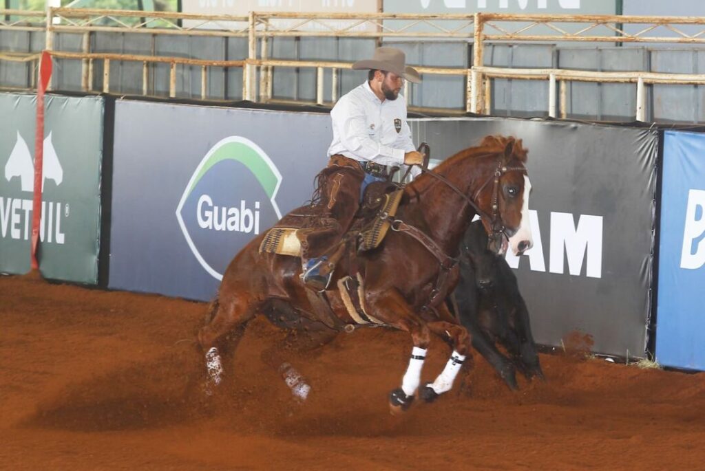 categoria aberta junior detem os dois melhores tempos do working cow horse no 32o congresso
