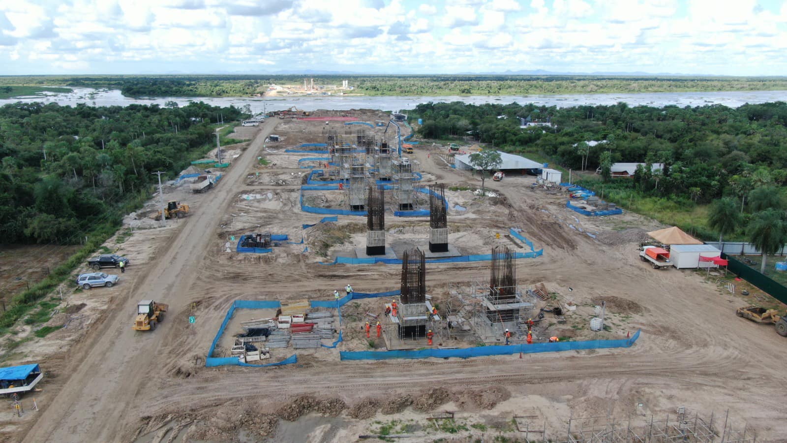 obras da ponte da rota bioceanica esta a todo vapor em mato grosso do sul