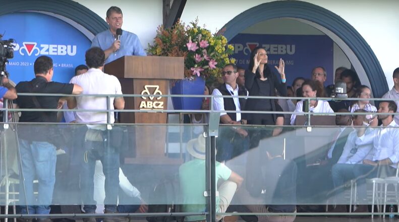 quem invadiu terras em sp esta preso e quem tentar tera o mesmo destino diz tarcisio de freitas