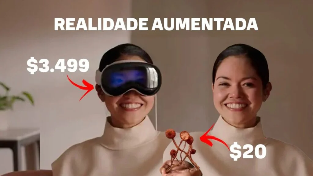 Apple Vision Pro: Segundo Musk, por $20 dólares cogumelos também proporcionam realidade aumentada 2 apple vision pro segundo musk por 20 dolares cogumelos tambem proporcionam realidade aumentada