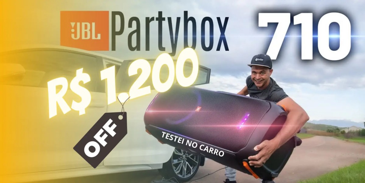 inacreditavel r 1 200 de desconto na jbl partybox 710 na amazon