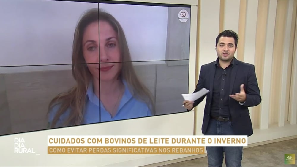 Elissa Vizzotto deu dicas para cuidar de bovinos de leite no inverno