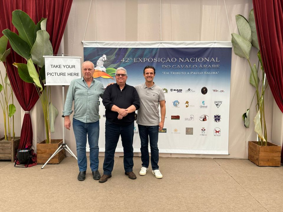 Presidente Executivo do IBEqui prestigia a 42ª Exposição Nacional do Cavalo Árabe em Indaiatuba (SP)
