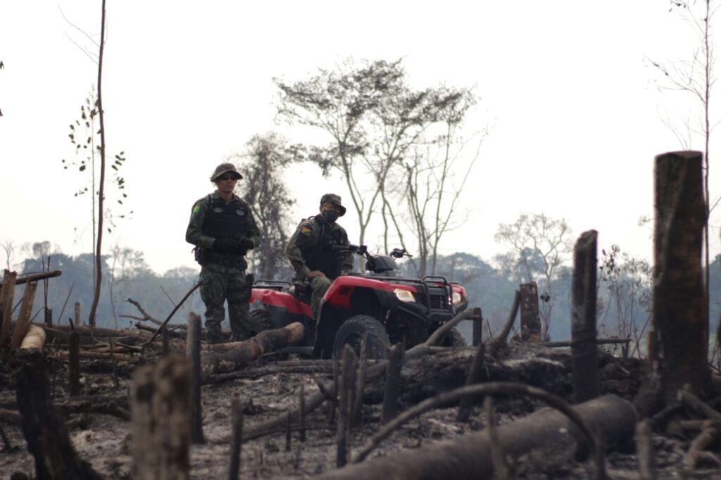 A Forca Nacional vai apoiar o combate a incendios e