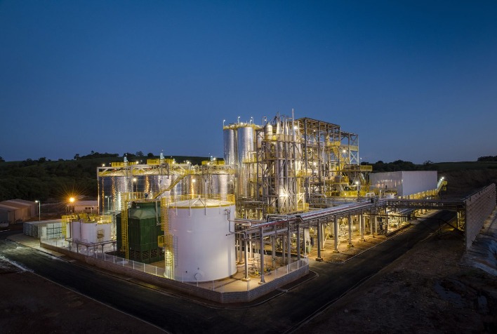 A Raízen está acelerando a construção de plantas de etanol de segunda geração?