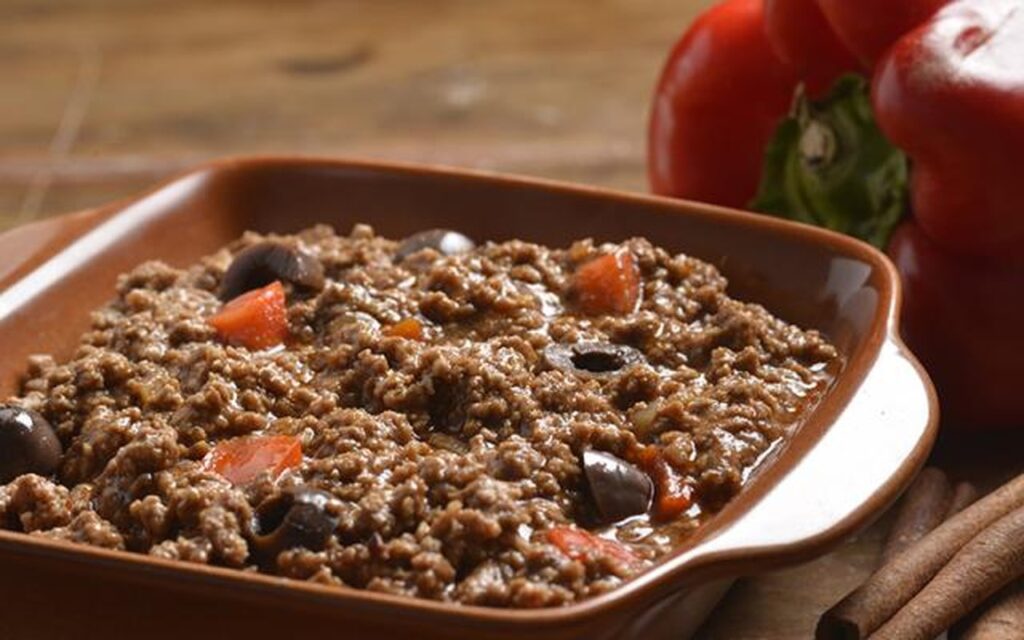 como fazer carne moida refogada com canela e pimenta do reino 1