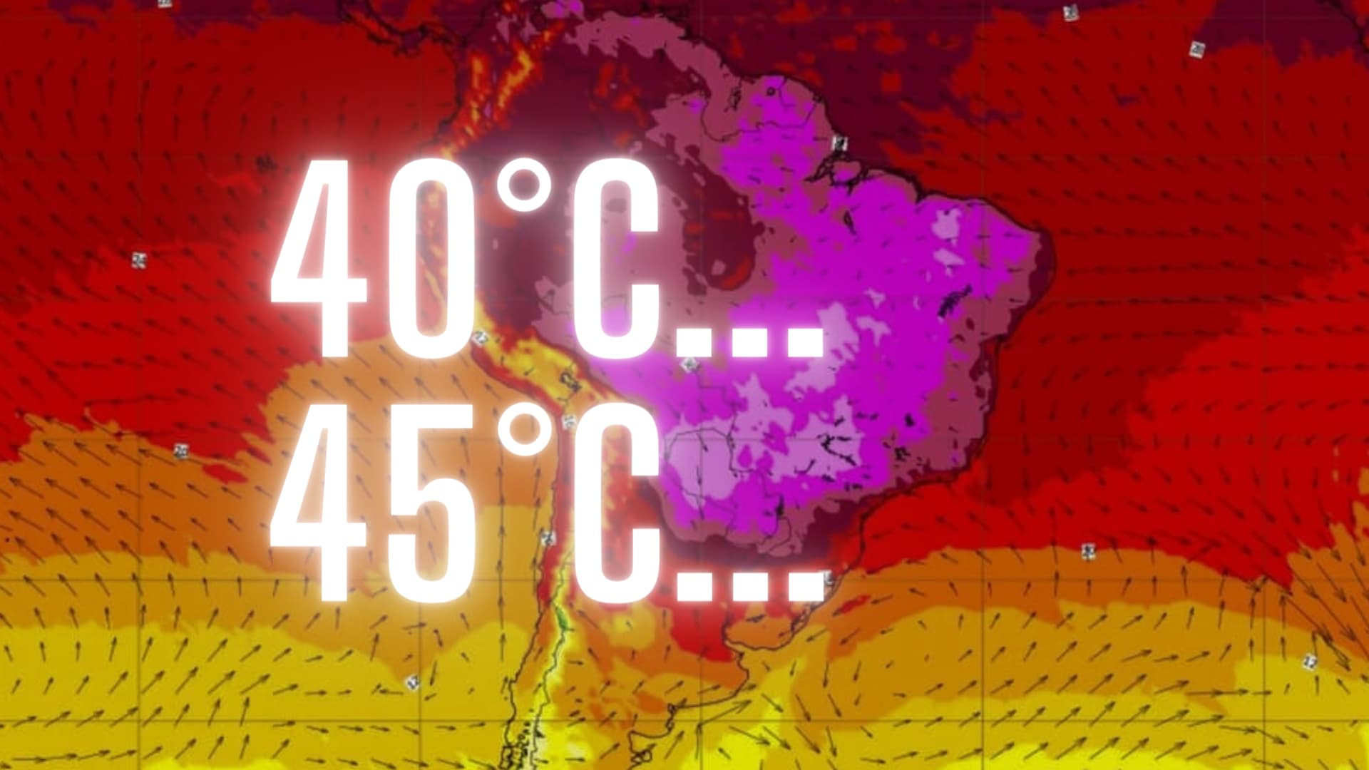 Qual a temperatura da onda de calor excepcional que está atingindo o Brasil?
