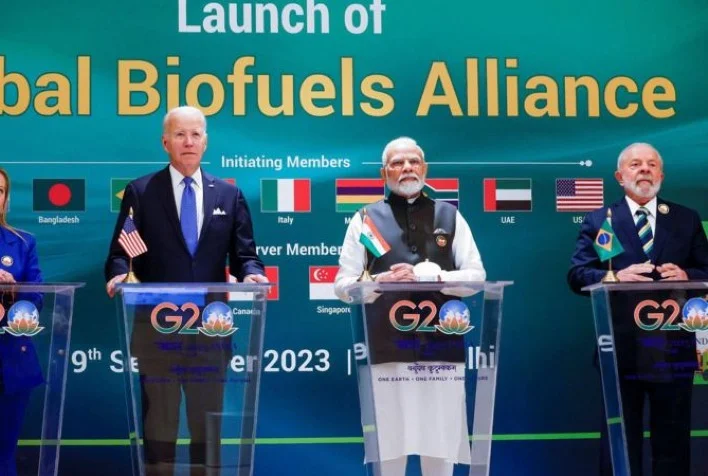 Qual é a aliança criada pelos países reunidos no G20 para fomentar biocombustíveis? 2 qual e a alianca criada pelos paises reunidos no g20 para fomentar biocombustiveis