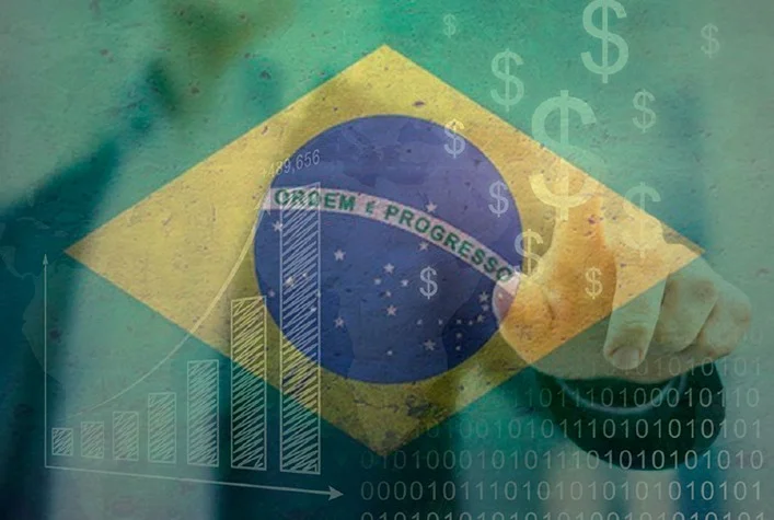 Qual é a nova projeção do mercado para o crescimento do PIB este ano, de acordo com o Focus?