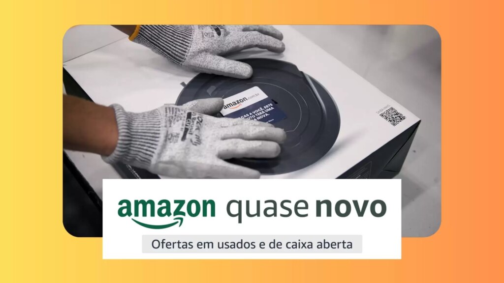 qual e o lancamento com descontos impressionantes chamado amazon quase novo