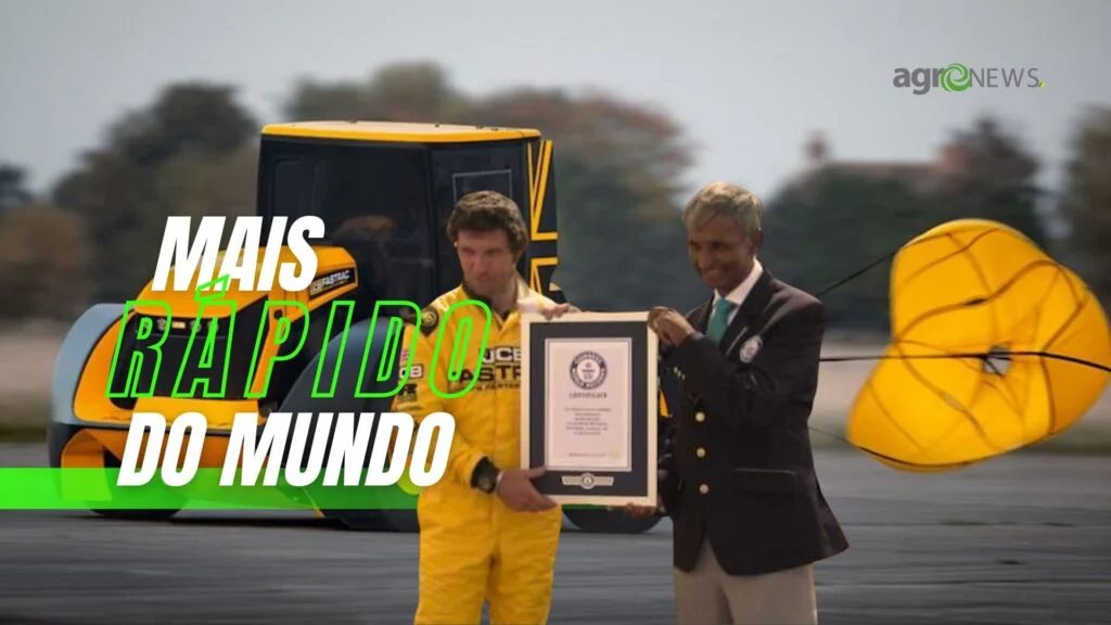 Qual é o trator mais rápido do mundo, capaz de acelerar a 247km/h pelos campos? 14 qual e o trator mais rapido do mundo capaz de acelerar a 247km h pelos campos