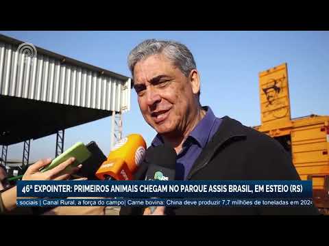 46ª Expointer: primeiros animais chegam ao Parque Assis Brasil, em Esteio (RS) |  Canal Rural