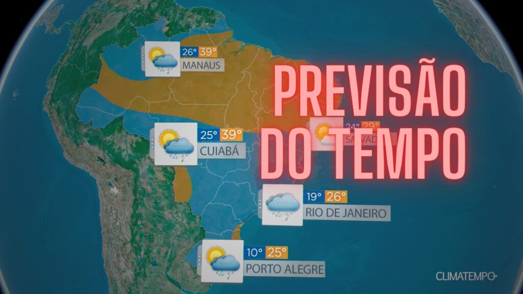 Havera alerta de temporais no Sul e chuvas volumosas no