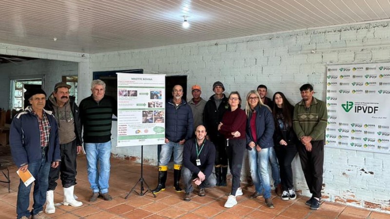 O projeto de pesquisa de identificação de mastite em rebanho leiteiro está sendo realizado no RS?