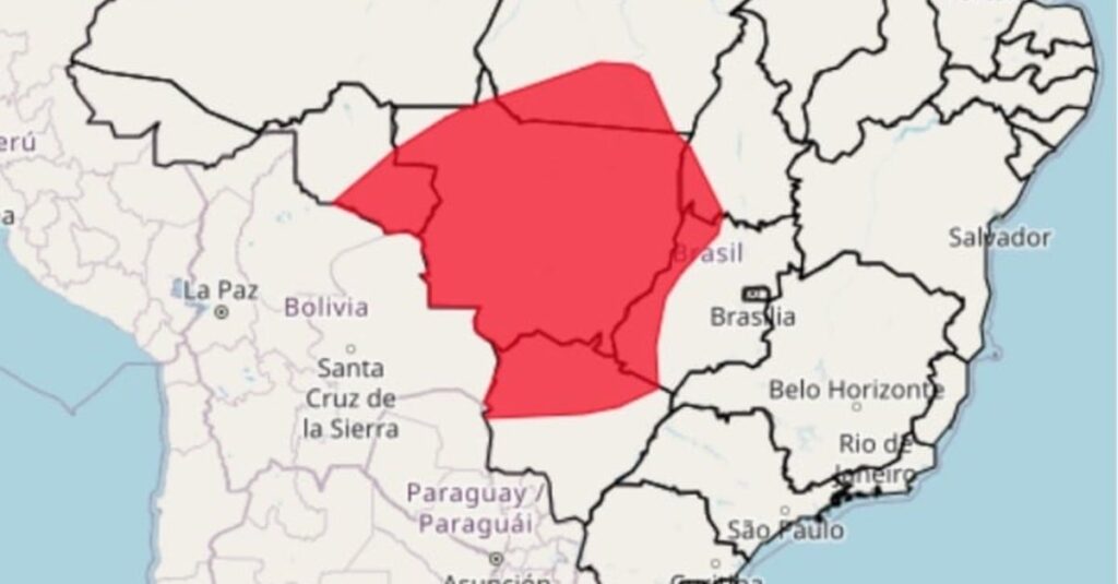 PERIGO! Inmet emite alerta de onda de calor excepcional para próximos dias
