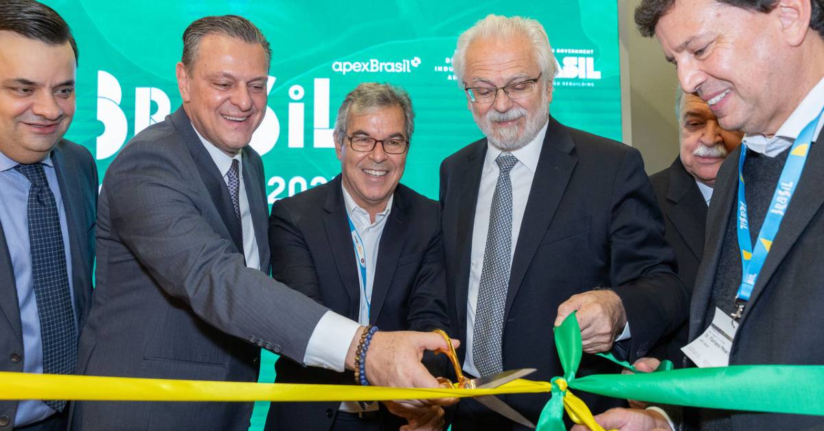 quem inaugurou o pavilhao brasileiro na maior feira de alimentos e bebidas do mundo