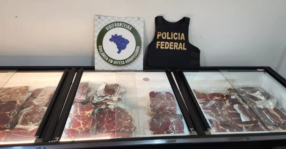 Operação da PF combate contrabando de carnes em Foz do Iguaçu