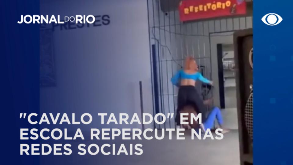 "Cavalo tarado" em escola? Prefeitura apura vídeo impróprio para crianças - Band Jornalismo