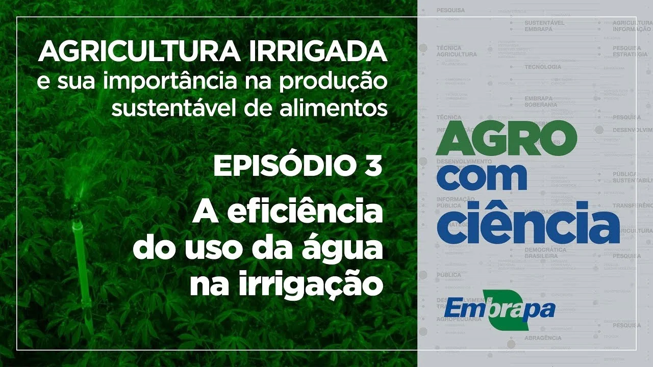 Agricultura irrigada e sua importância na produção sustentável de alimentos (Ep. 3) Agro com Ciência 16 agricultura irrigada e sua importancia na producao sustentavel de alimentos ep 3 agro com ciencia