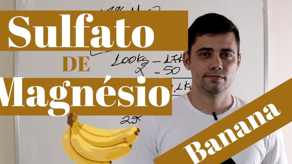 banana adubada sulfato de magnesio
