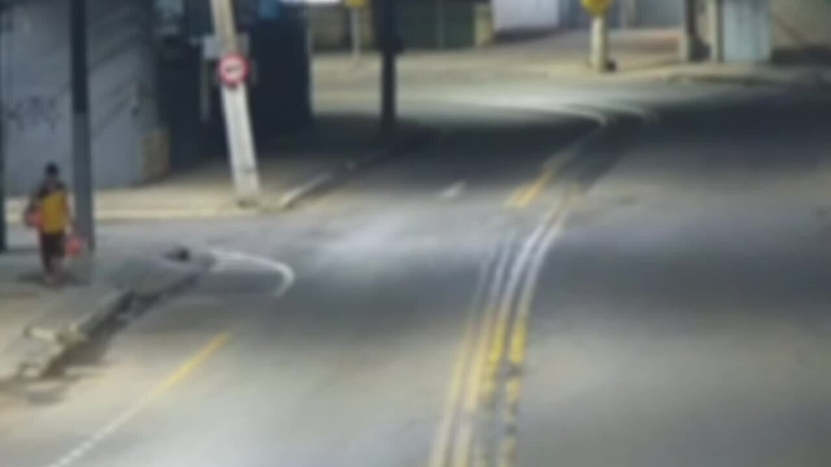 Flagrante: Ladrão furta loja agropecuária