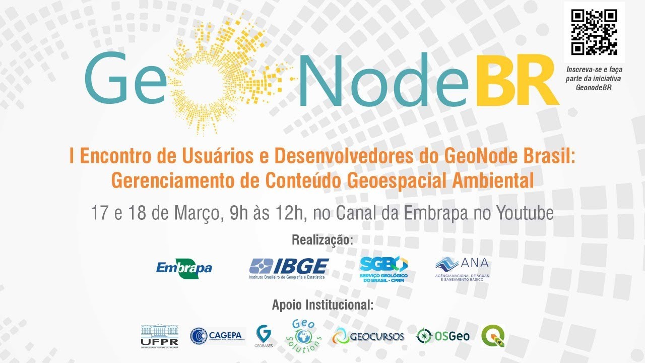 i encontro de usuarios e desenvolvedores do geonode brasil