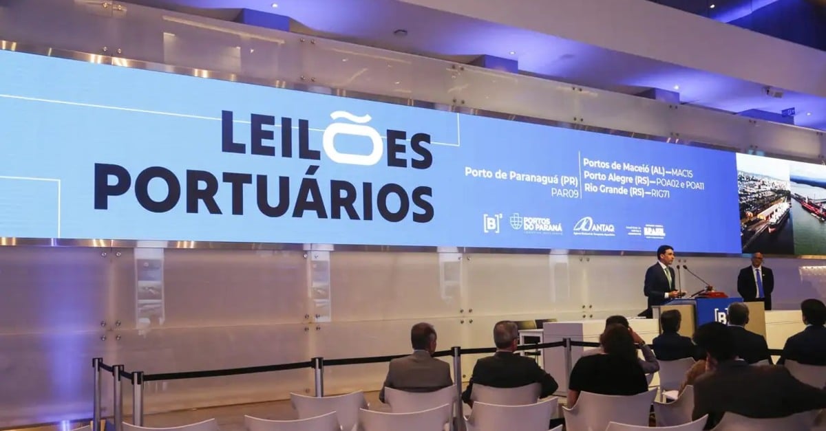 Leilão de Portos: Lucro de R$ 2,6 mi