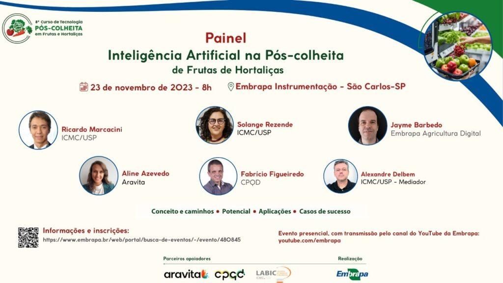 painel inteligencia artificial na pos colheita de frutas e hortalicas
