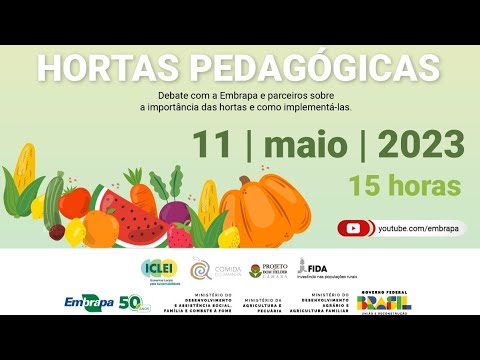 webinar hortas pedagogicas