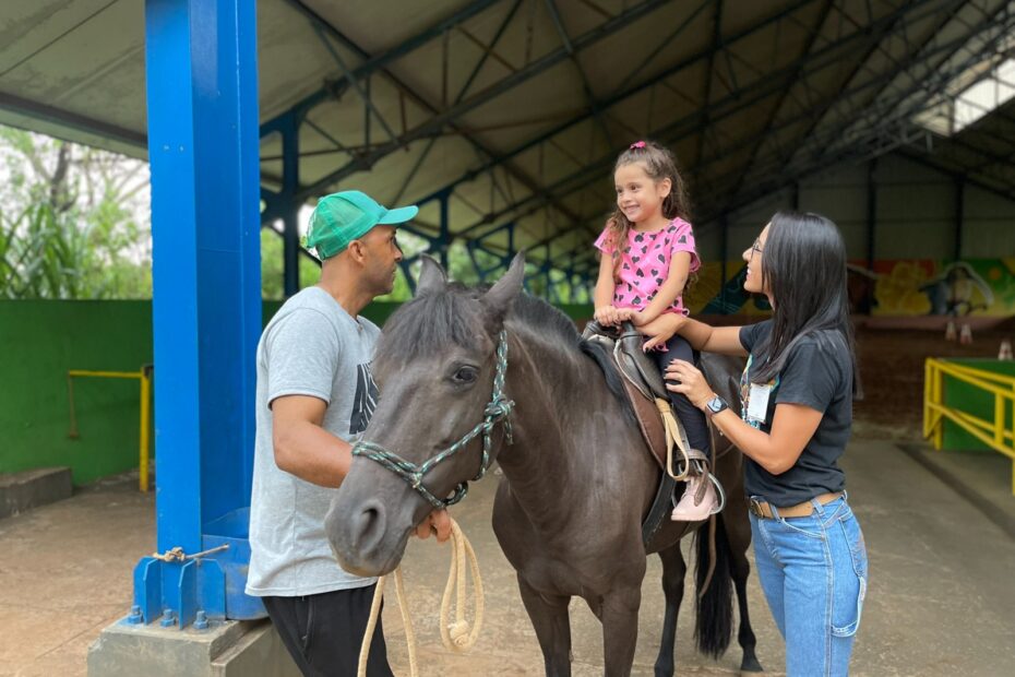 Terapia com cavalos auxilia no tratamento de pacientes do Crer