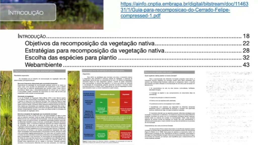 dica de leitura guia de plantas do cerrado para recomposicao da vegetacao nativa