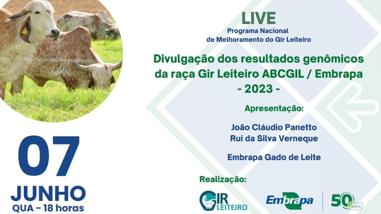 divulgacao dos resultados genomicos da raca gir leiteiro abcgil embrapa