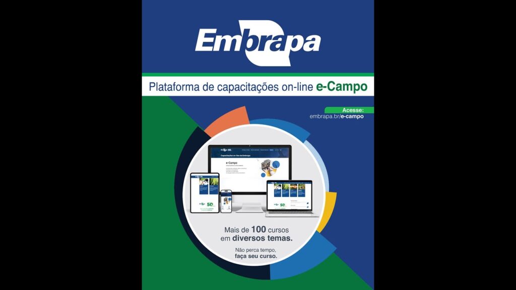 e campo plataforma de capacitacoes on line da embrapa