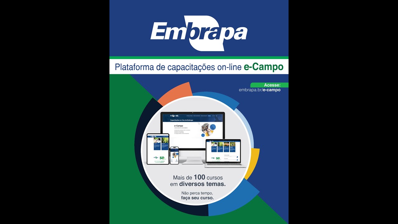 e campo plataforma de capacitacoes on line da embrapa