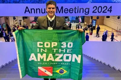 Em Davos, Helder Barbalho busca parcerias público-privadas para garantir pecuária verde