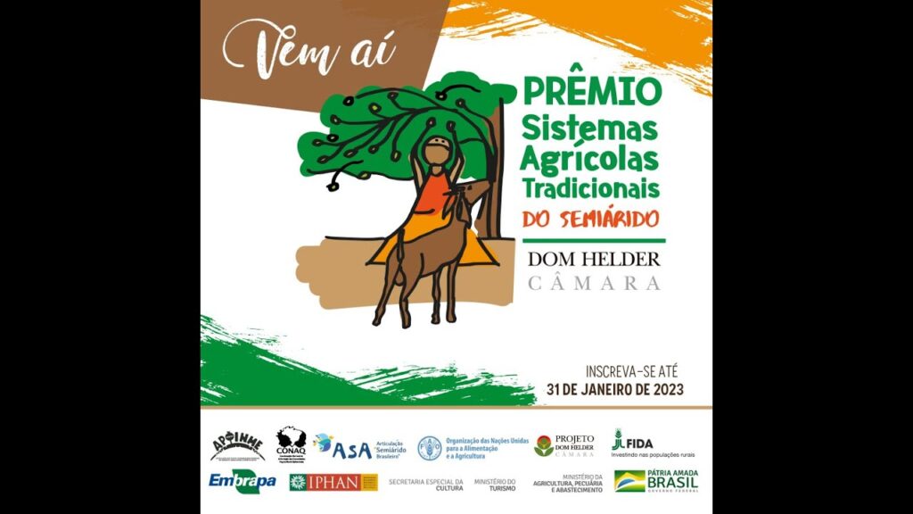 inscreva se no premio sistemas agricolas tradicionais sat do semiarido dom helder camara