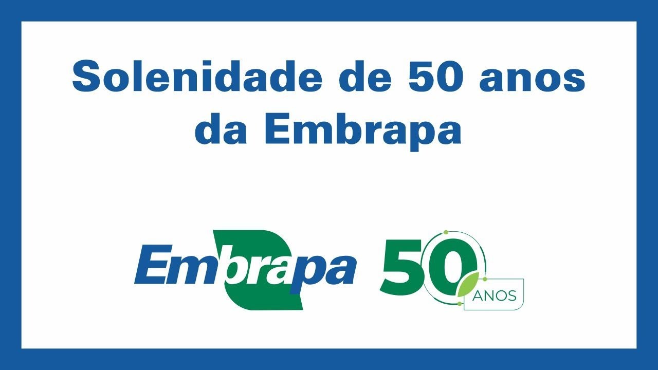 solenidade de 50 anos da embrapa na alepi