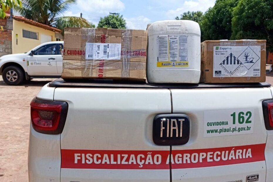 Mais de 100 litros de agrotóxicos são apreendidos e 4 lojas autuadas durante fiscalização agropecuária no Piauí | Piauí